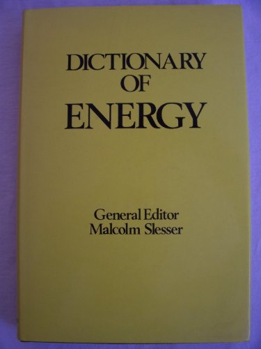 Stock image for Dictionary of Energy for sale by Better World Books