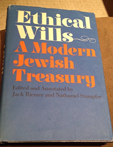 Beispielbild fr Ethical Wills : A Jewish Tradition zum Verkauf von Better World Books
