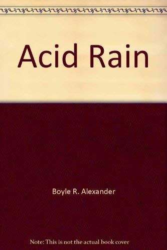 Beispielbild fr Acid Rain zum Verkauf von Better World Books