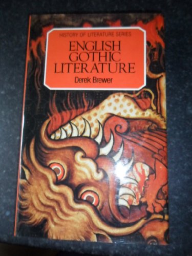 Stock image for English Gothic Literature (History of Literature Ser.) for sale by Avalon Books