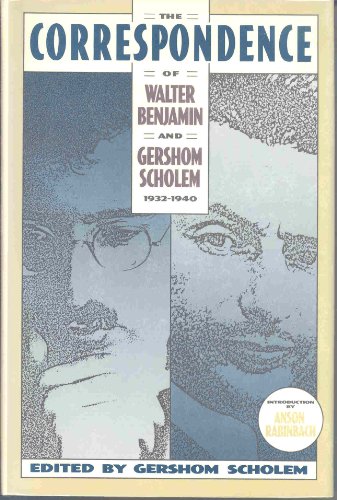 Imagen de archivo de The Correspondence of Walter Benjamin and Gershom Scholem, 1932-1940 a la venta por Solr Books