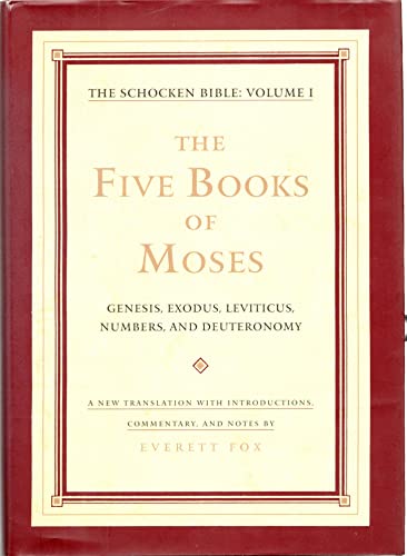 9780805241402: The Five Books of Moses: Genesis, Exodus, Leviticus, Numbers, Deuteronomy (The Schocken Bible , Vol 1)
