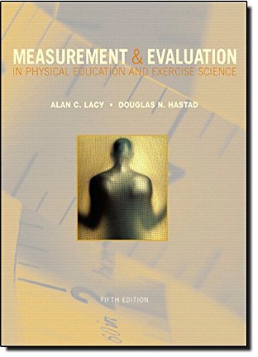 Imagen de archivo de Measurement and Evaluation in Physical Education and Exercise Science a la venta por Better World Books