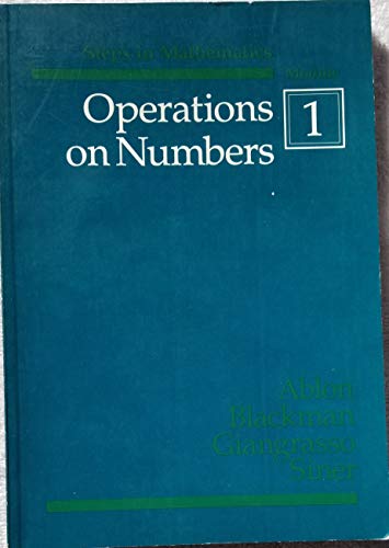9780805301311: Operations on Numbers [Steps in Mathematics Modules #1]