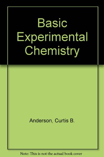9780805302226: Basic Experimental Chemistry