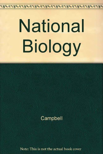 National Biology (9780805303193) by Campbell