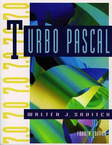 Beispielbild fr Turbo Pascal 7.0 (The Benjamin/Cummings Series in Structured Programming) zum Verkauf von WorldofBooks