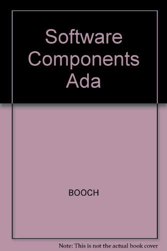 Beispielbild fr Software Components With Ada: Structures, Tools, and Subsystems zum Verkauf von Bramble Ridge Books