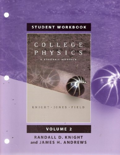 Stock image for Student Workbook for College Physics: A Strategic Approach Volume 2, Chapters 17-30 for sale by The Book Cellar, LLC