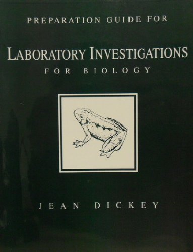 Beispielbild fr Lab Investigation: Preparation Guide zum Verkauf von Wonder Book