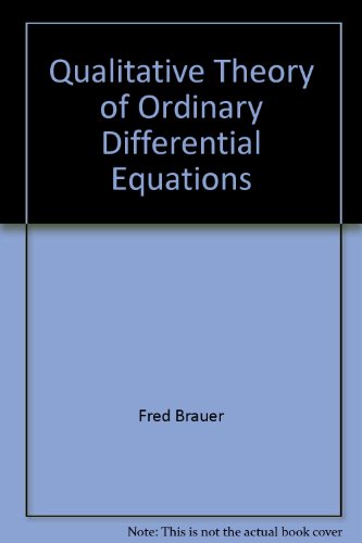 Stock image for Qualitative Theory of Ordinary Differential Equations for sale by harvardyard