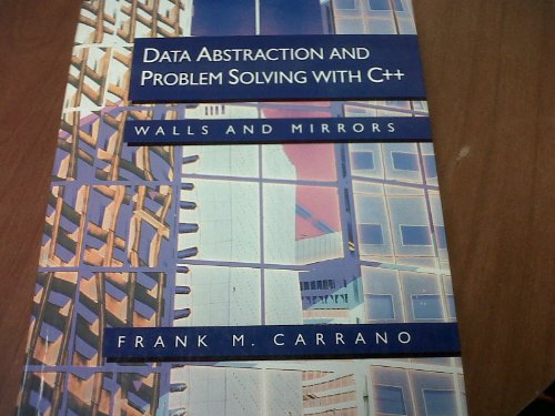 Stock image for Data Abstract Problem Solving with C++ : Walls and Mirrors for sale by Better World Books: West