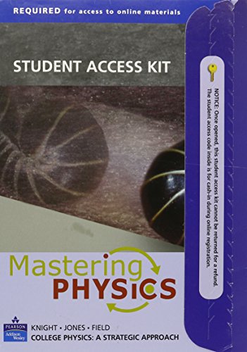 9780805316889: Mastering Physics with E-book Student Access Kit for College Physics: A Strategic Approach (ME component)