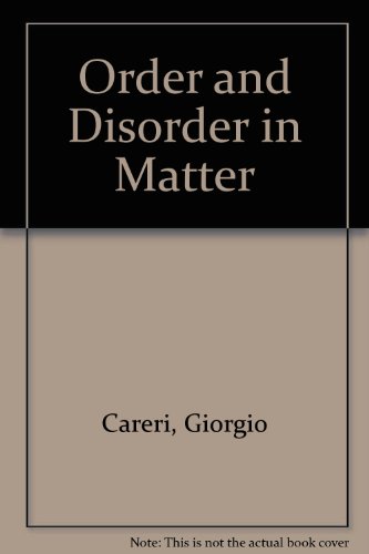 9780805317008: Order and Disorder in Matter