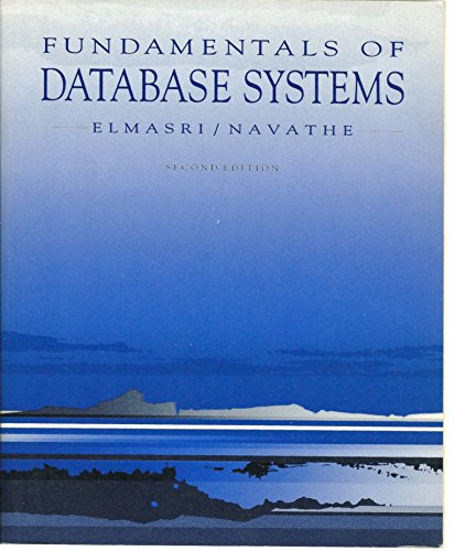 9780805317534: Fundamentals Of Database Systems. Edition En Anglais, 2nd Edition