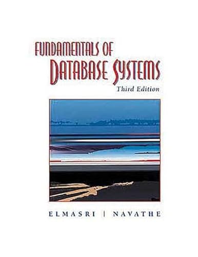 Imagen de archivo de Fundamentals of Database Systems (3rd Edition) a la venta por SecondSale