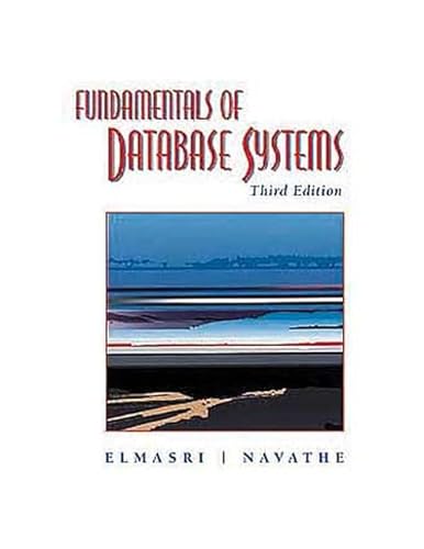 Stock image for Fundamentals of Database Systems (3rd Edition) for sale by SecondSale