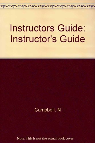 9780805319439: Instructor's Guide for Campbell's Biology