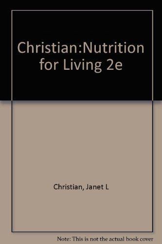 Beispielbild fr Nutrition for Living zum Verkauf von Better World Books