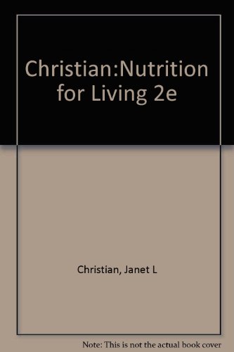 Imagen de archivo de Nutrition for Living a la venta por Better World Books