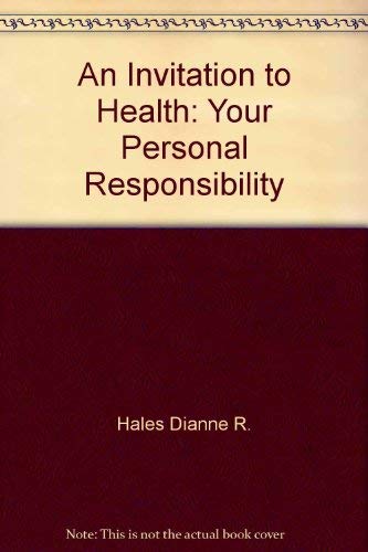 Beispielbild fr An invitation to health: Your personal responsibility zum Verkauf von Wonder Book