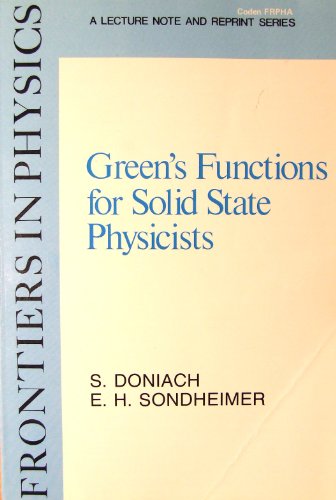 9780805323979: Greens Functions for Solid State Physicists