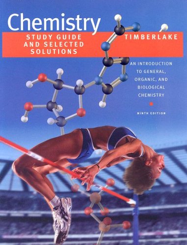 Imagen de archivo de Chemistry: Study Guide and Selected Solutions : An Introduction to General, Organic, and Biological Chemistry a la venta por Better World Books