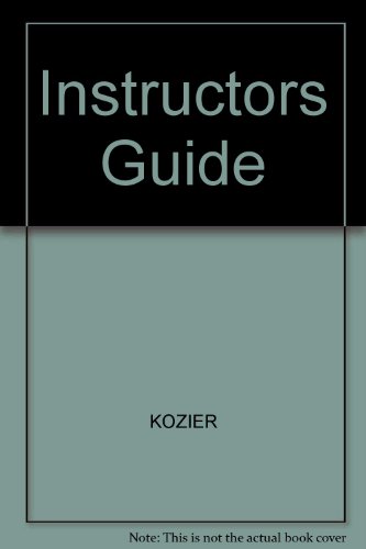 Stock image for Instructors Guide for sale by HPB-Red