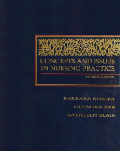 Beispielbild fr Concepts and Issues in Nursing Practice zum Verkauf von Better World Books