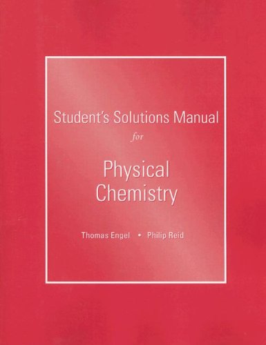 Imagen de archivo de Student Solutions Manual for Physical Chemistry a la venta por PAPER CAVALIER UK