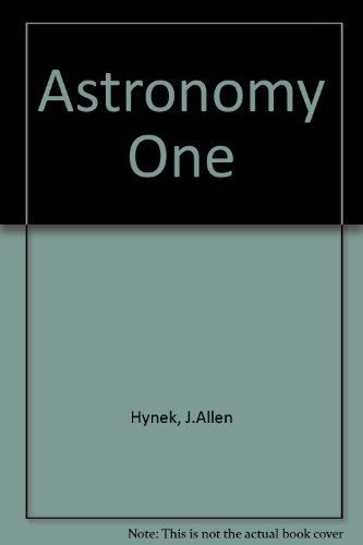 Stock image for Astronomy One for sale by Jadewalky Book Company