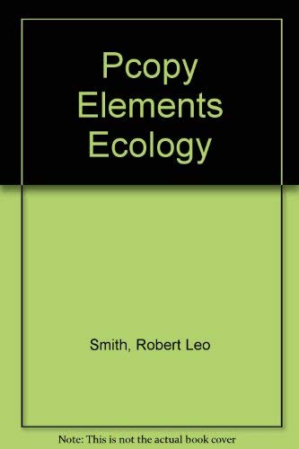 Pcopy Elements Ecology (9780805348781) by Robert Leo Smith; T.M. Smith
