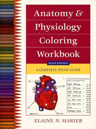 9780805349139: Anatomy and Physiology Coloring Workbook: A Complete Study Guide (6th Edition)