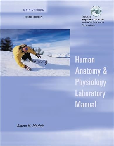 9780805349870: Human Anatomy & Physiology Laboratory Manual, Main Version, with PhysioEx. V3.0 CD-ROM (The Benjamin Cummings Series in Human Anatomy and Physiology)