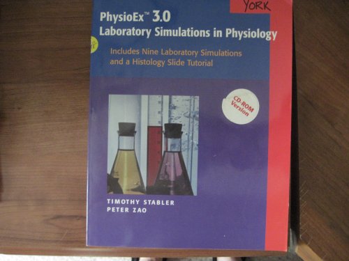 Imagen de archivo de PhysioEx  V3.0 Laboratory Simulations in Physiology--Stand Alone CD-ROM Edition a la venta por WorldofBooks