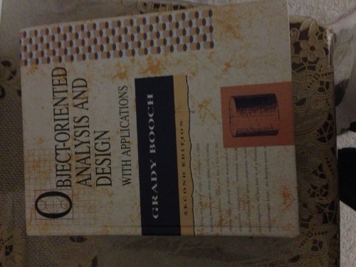 Beispielbild fr Object-Oriented Analysis and Design with Applications (The Benjamin/Cummings Series in Object-Oriented Software Engineering) zum Verkauf von WorldofBooks