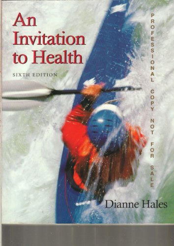Stock image for An invitation to health: The power of prevention for sale by Wonder Book