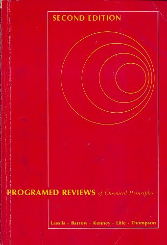 Stock image for Programed Reviews of Chemical Principles for sale by Once Upon A Time Books