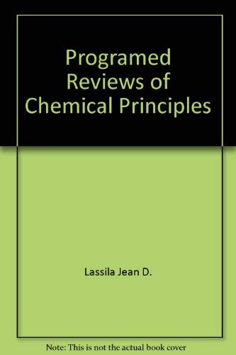 Beispielbild fr Programed Reviews of Chemical Principles zum Verkauf von Ergodebooks