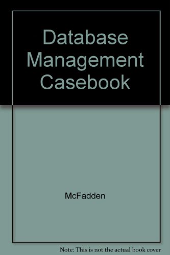 9780805360424: Database Management Casebook
