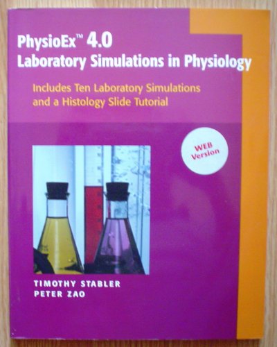Imagen de archivo de PhysioEx V4.0: Web Edition: Laboratory Simulations in Physiology a la venta por POQUETTE'S BOOKS