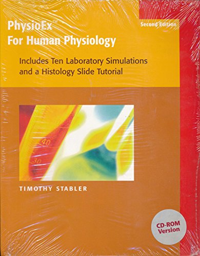 Imagen de archivo de PhysioEx V4.0 for Human Physiology CD-ROM (Stand alone) a la venta por HPB-Red