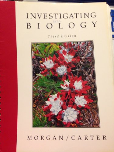 Imagen de archivo de Investigating Biology, Third Edition a la venta por Friends Of Bridgeport Public Library