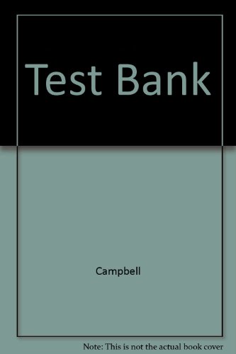 Test Bank (9780805365610) by Campbell