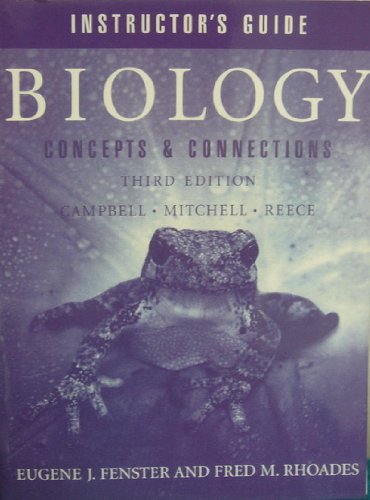 Imagen de archivo de Instructor's Guide for Biology: Concepts and Connections, 3rd edition a la venta por HPB-Red