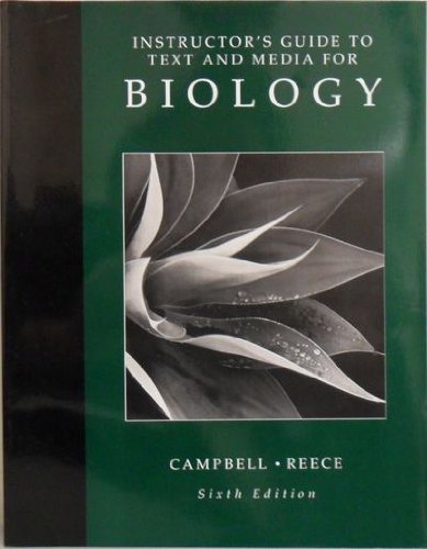 Imagen de archivo de Instructor's Guide to Text and Media for Biology, 6th Ed., pb, 2002 a la venta por The Book Spot