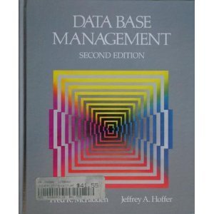Beispielbild fr Data Base Management zum Verkauf von AwesomeBooks