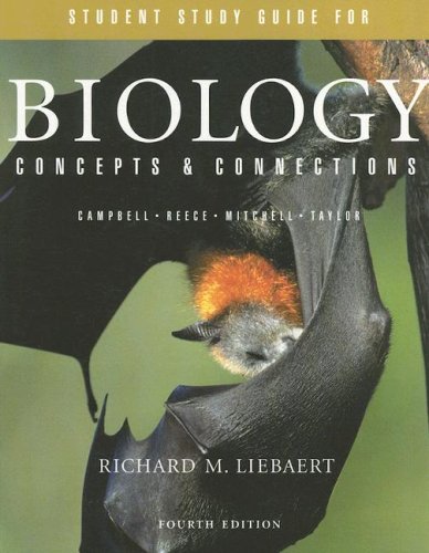 Stock image for Student Study Guide for Biology: Concepts and Connections for sale by Books-FYI, Inc.