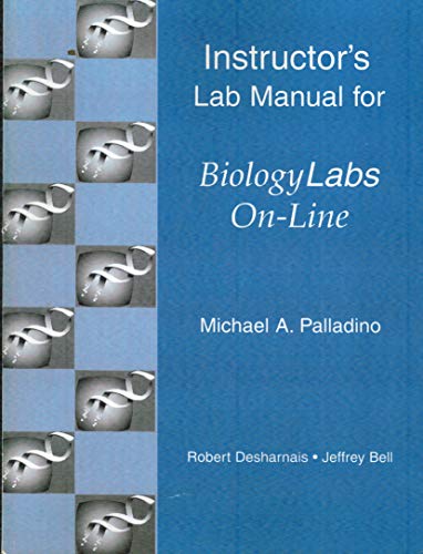 Stock image for Instructor's Lab Manual for Biology Labs On-Line, pb, 2001 for sale by ThriftBooks-Dallas