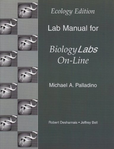 Imagen de archivo de Ecology Version Student Lab Manual, Biology Labs Online a la venta por SecondSale